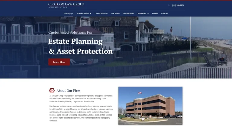 Cox Law Group - Annapolis, MD - Attorney in Annapolis