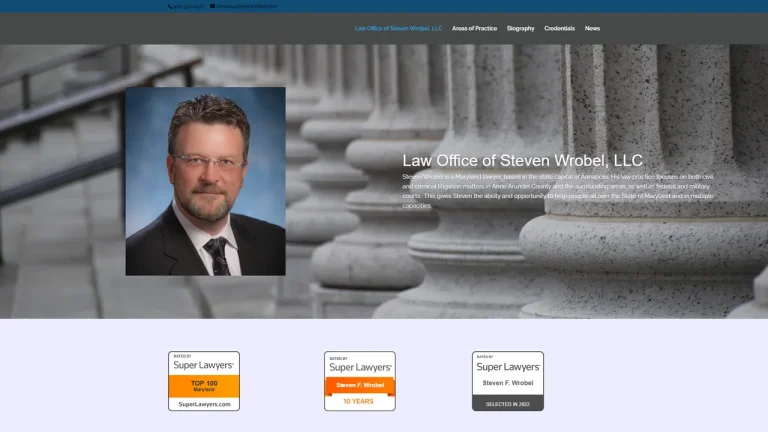 Law Office of Steven Wrobel LLC - Annapolis, MD - Attorney in Annapolis
