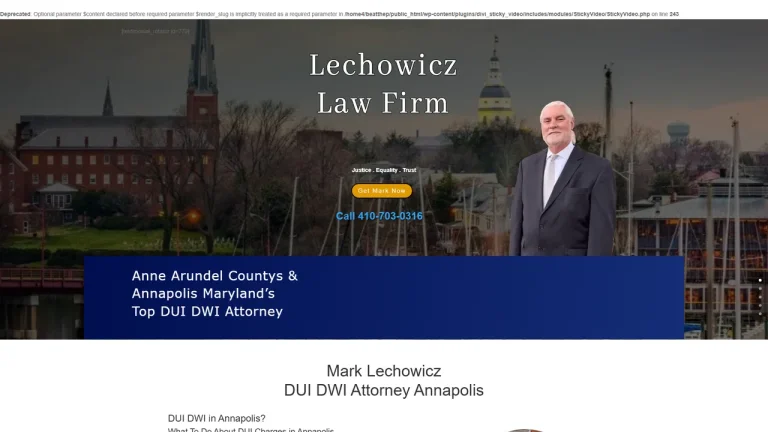 Lechowicz Law Firm - Annapolis, MD - Attorney in Annapolis