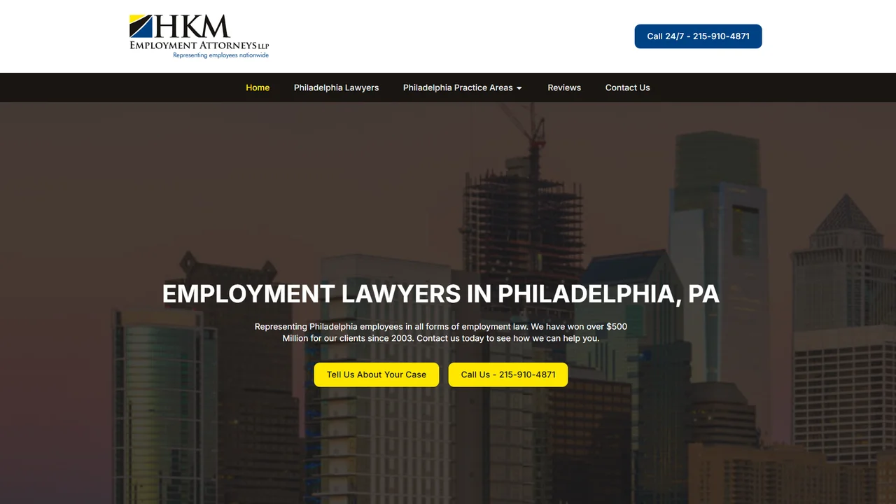 HKM Employment Attorneys LLP - Philadelphia, PA office in Philadelphia, Pennsylvania
