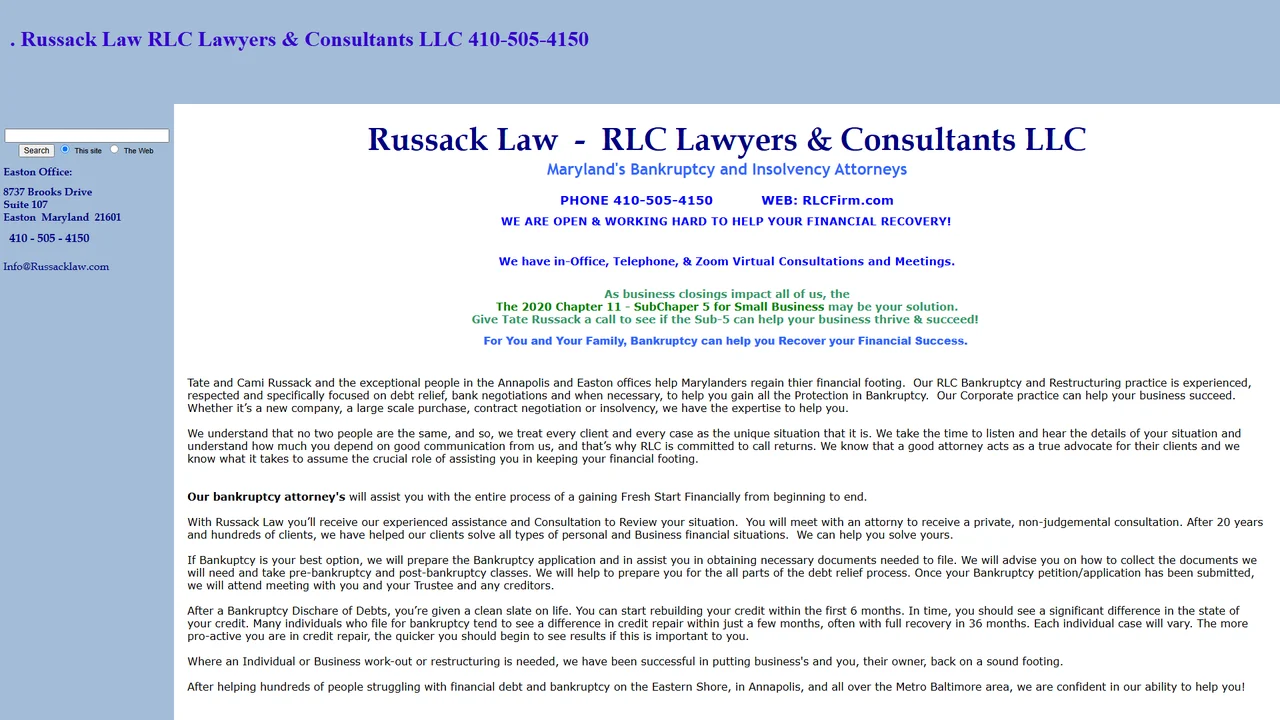 Russack Associates, LLC a/k/a Russack Law - Annapolis, MD office in Annapolis, Maryland