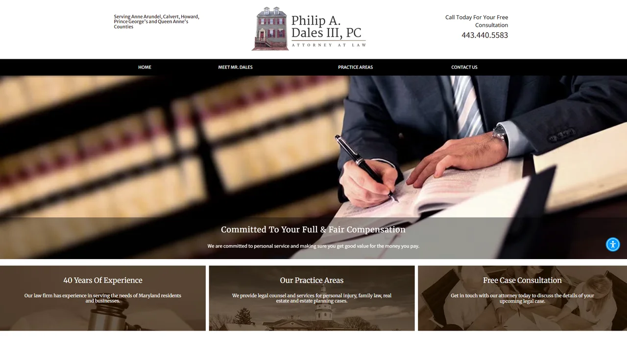Philip A. Dales III, PC - Annapolis, MD office in Annapolis, Maryland