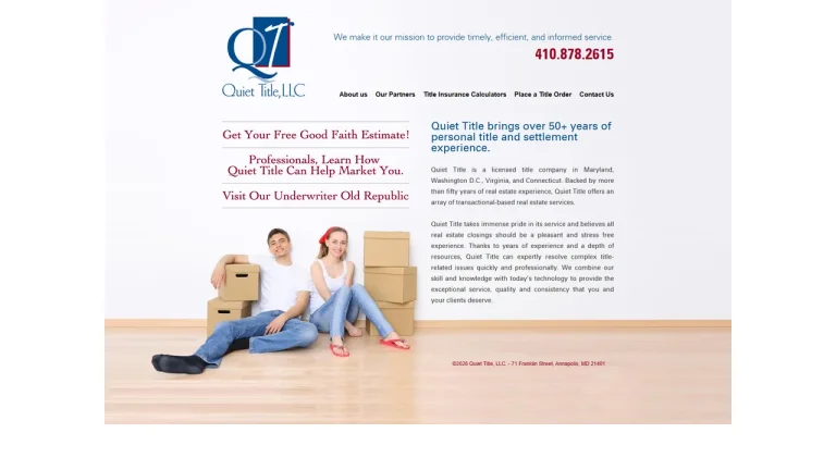 Quiet Title - Annapolis, MD - Attorney in Annapolis