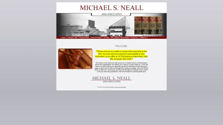 Michael S. Neall & Associates, P.C. - Annapolis, MD - Attorney in Annapolis