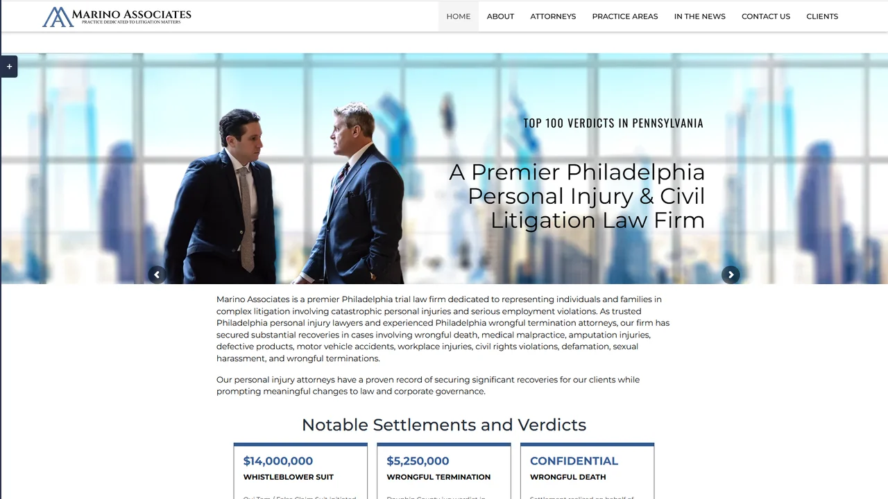 Marino Associates, Attorneys at Law - Philadelphia, PA office in Philadelphia, Pennsylvania
