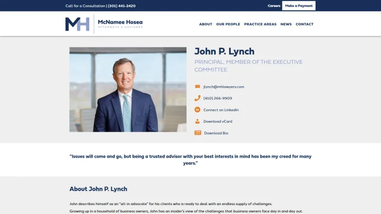 John P. Lynch - Annapolis, MD - Attorney in Annapolis