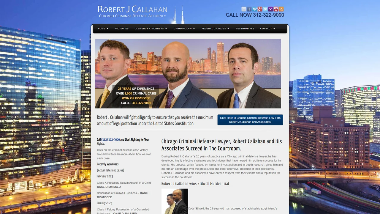Robert J. Callahan | Chicago Criminal Defense Lawyers - Chicago, IL office in Chicago, Illinois