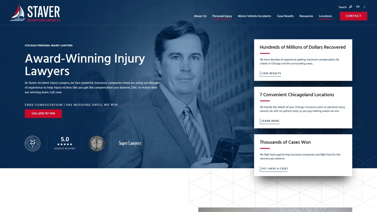 Staver Accident Injury Lawyers, P.C. - Chicago, IL office in Chicago, Illinois