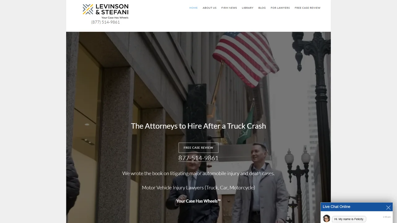 Levinson and Stefani Injury Lawyers - Chicago, IL office in Chicago, Illinois