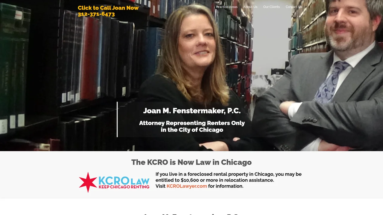 Joan M. Fenstermaker, P.C., Tenant Lawyer - Chicago, IL office in Chicago, Illinois