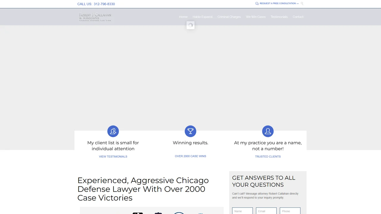 Robert J Callahan | Chicago Criminal Defense Attorneys - Chicago, IL office in Chicago, Illinois