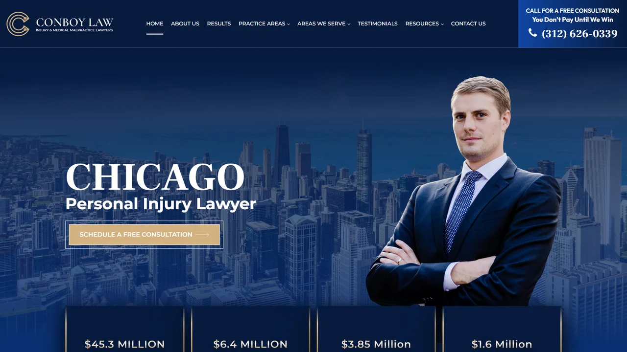 Conboy Law Injury & Medical Malpractice Lawyers - Chicago office in Chicago, Illinois