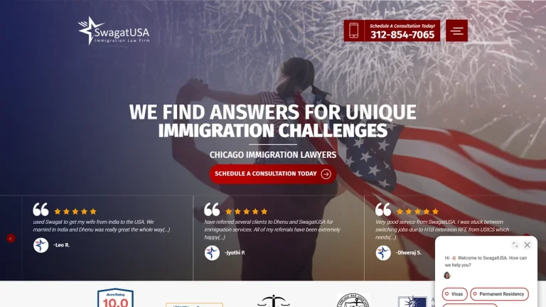 SwagatUSA, LLC - Chicago, IL - Attorney in Chicago