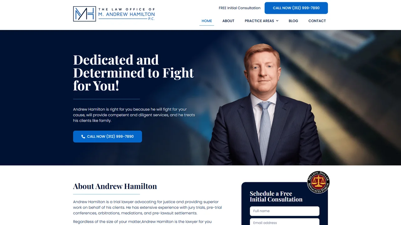 Law Office Of M. Andrew Hamilton, PC - Chicago, IL office in Chicago, Illinois
