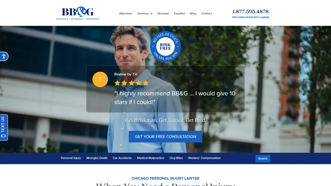 Briskman Briskman & Greenberg Personal Injury & Car Accident Lawyers - Chicago, IL office in Chicago, Illinois