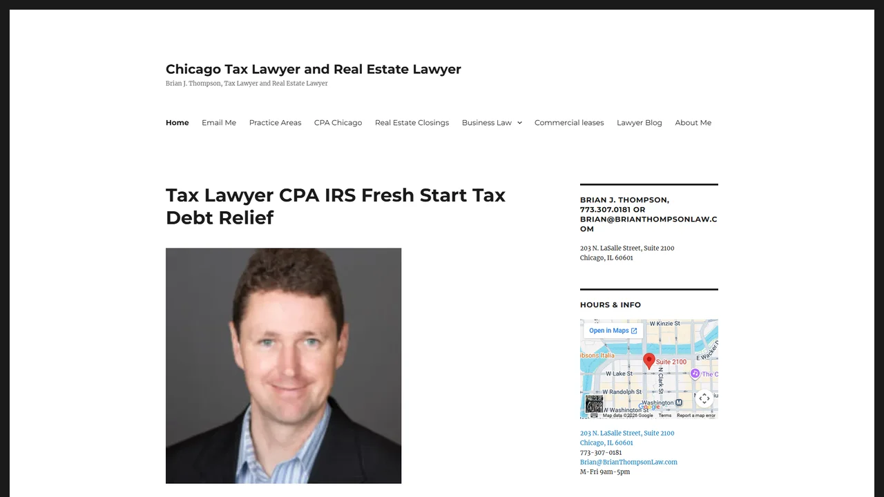 Brian J. Thompson, CPA and Attorney - Chicago, IL office in Chicago, Illinois