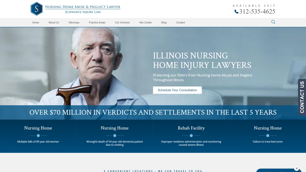 Nursing Home Abuse & Neglect Lawyer - Schwartz Injury Law - Chicago, IL office in Chicago, Illinois