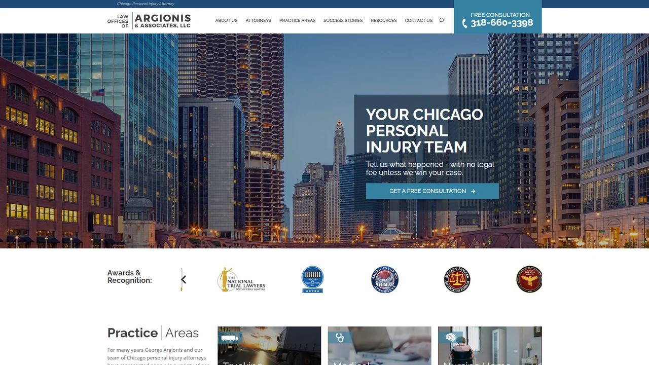 Law Offices of Argionis & Associates, LLC - Chicago, IL office in Chicago, Illinois