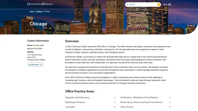 Dickinson Wright - Chicago, IL - Attorney in Chicago