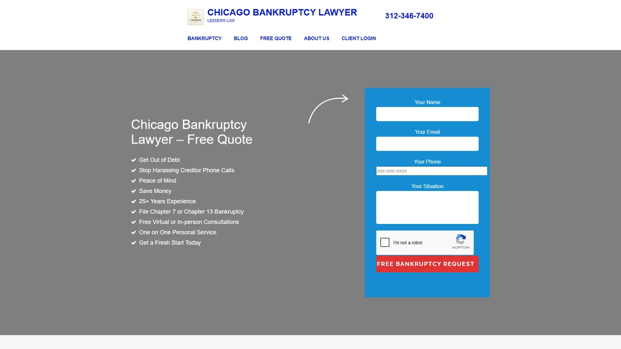 Leeders Law - Bankruptcy lawyer - Chicago, IL office in Chicago, Illinois