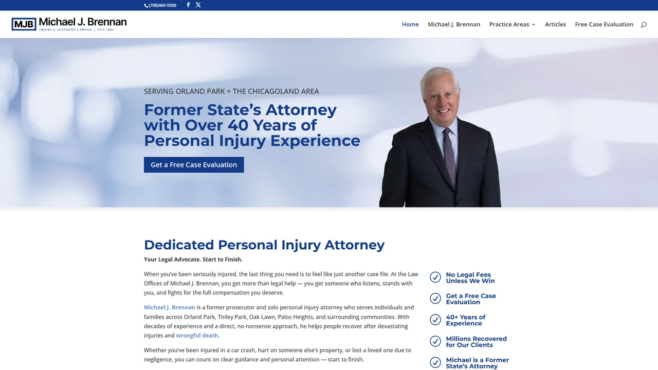 Michael J. Brennan Injury and Accident Lawyer - Chicago, IL office in Chicago, Illinois