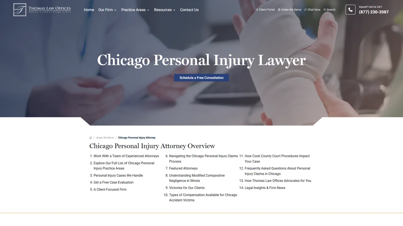 Thomas Law Offices - Chicago, IL office in Chicago, Illinois