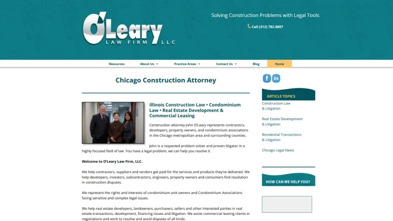 O'Leary Law Firm, LLC - Chicago, IL - Attorney in Chicago