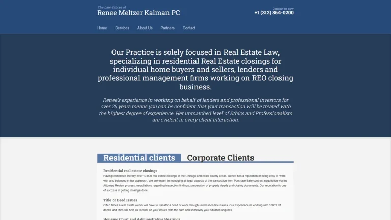 Law Offices of Renee Meltzer Kalman PC - Chicago, IL - Attorney in Chicago