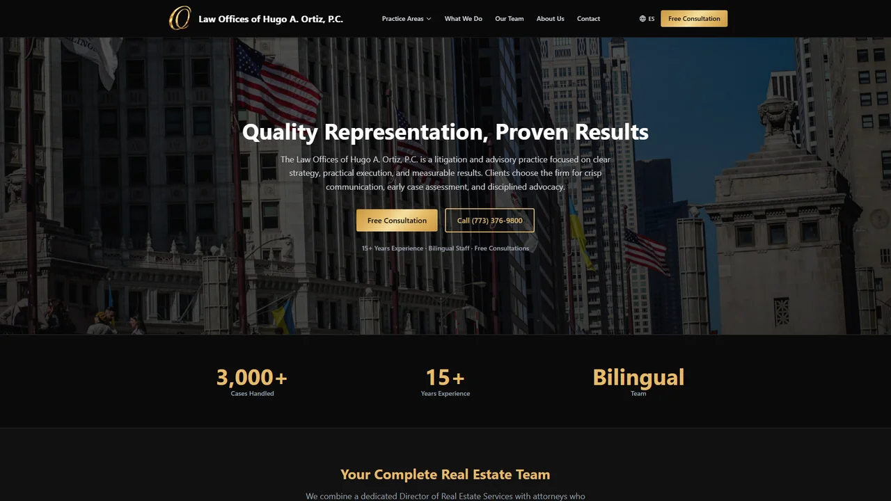The Law Offices of Hugo A. Ortiz, P.C. - Chicago, IL office in Chicago, Illinois