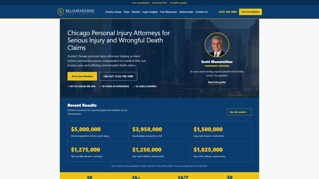 Blumenshine Law Group - Chicago, IL office in Chicago, Illinois
