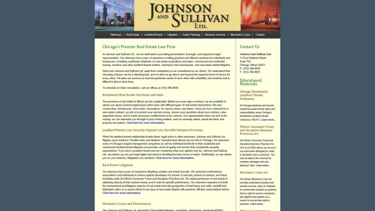 Johnson and Sullivan, Ltd. - Chicago, IL - Attorney in Chicago