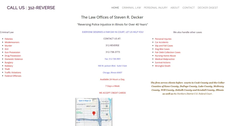 Law Offices of Steven R. Decker - Chicago, IL - Attorney in Chicago