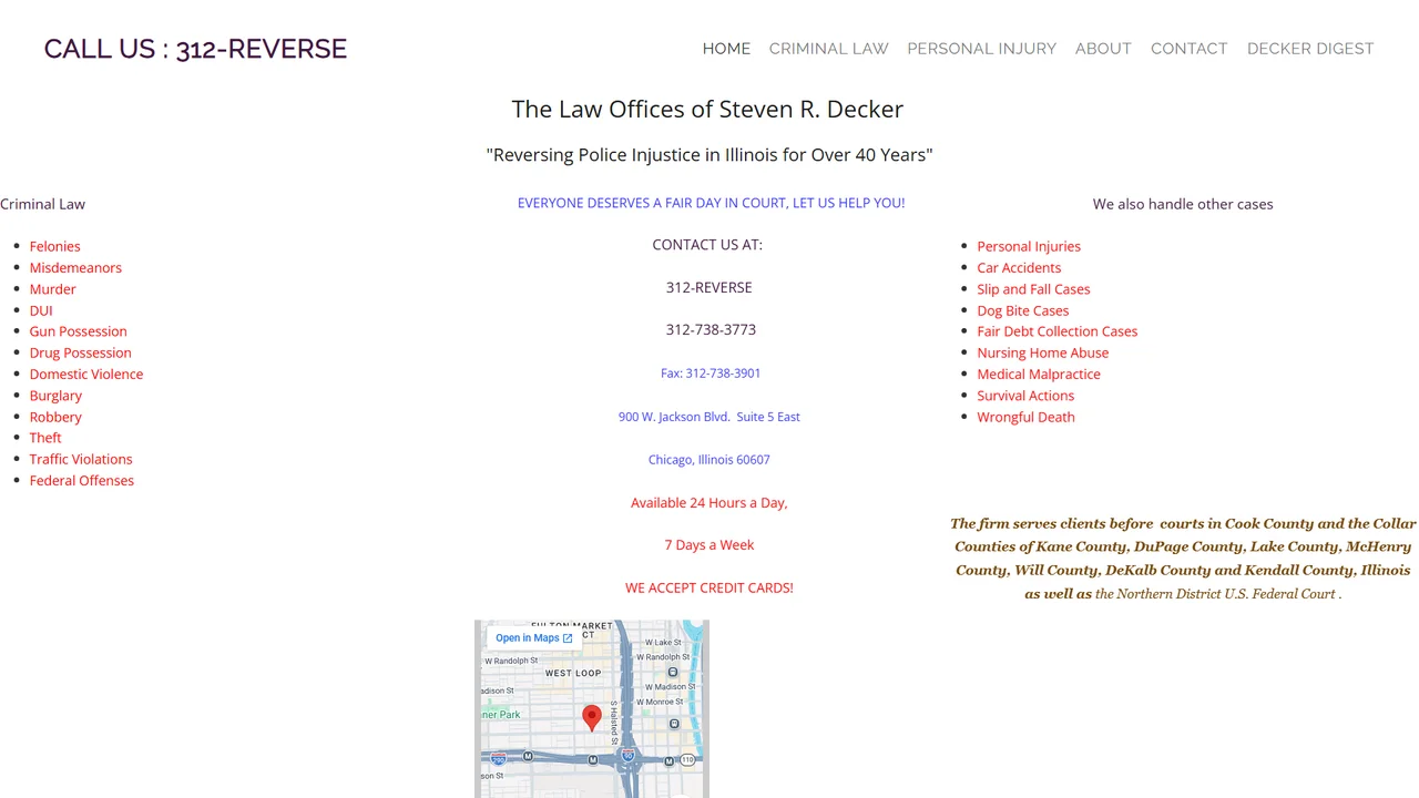 Law Offices of Steven R. Decker - Chicago, IL office in Chicago, Illinois