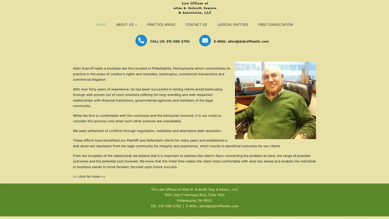 Law Offices of Allen B. Dubroff, LLC - Philadelphia, PA office in Philadelphia, Pennsylvania