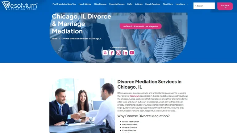 Resolvium Divorce Mediation - Chicago, IL - Attorney in Chicago