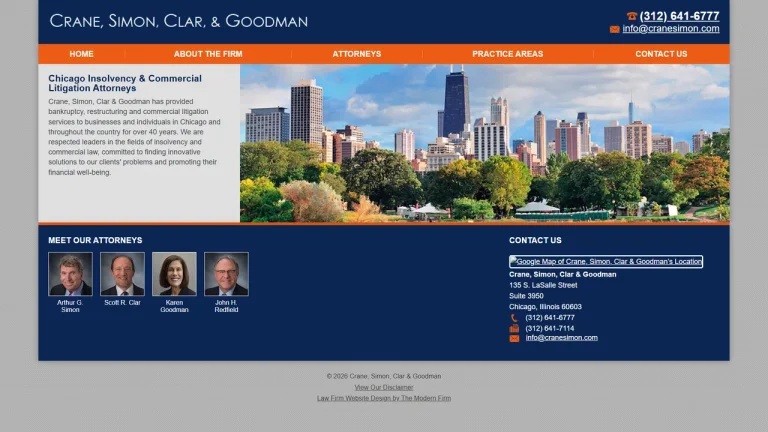 Crane, Simon, Clar & Goodman - Chicago, IL - Attorney in Chicago