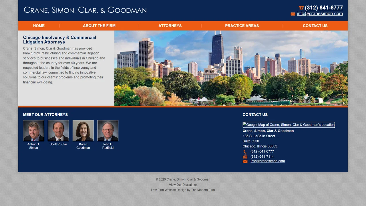 Crane, Simon, Clar & Goodman - Chicago, IL office in Chicago, Illinois