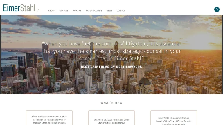 Eimer Stahl LLP - Chicago, IL - Attorney in Chicago