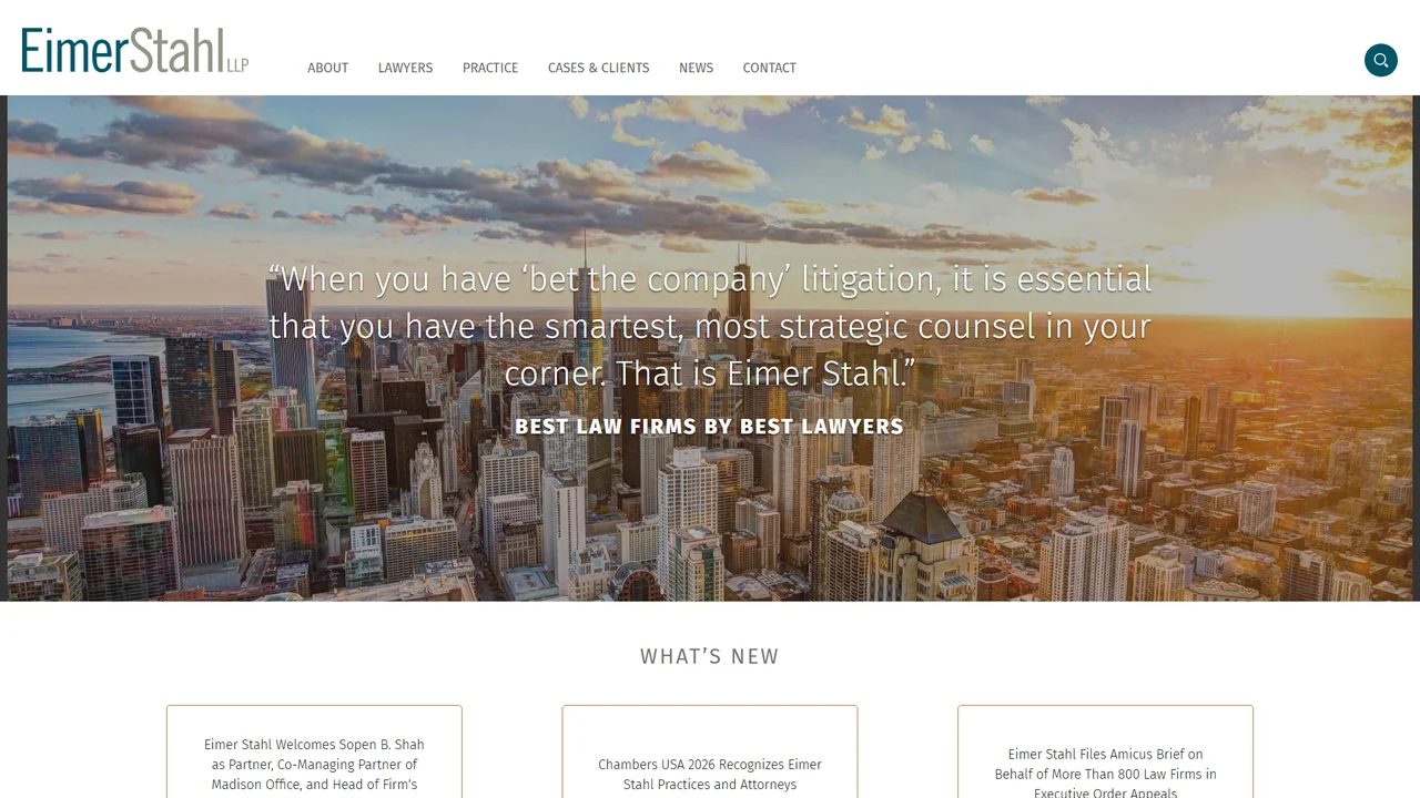 Eimer Stahl LLP - Chicago, IL office in Chicago, Illinois