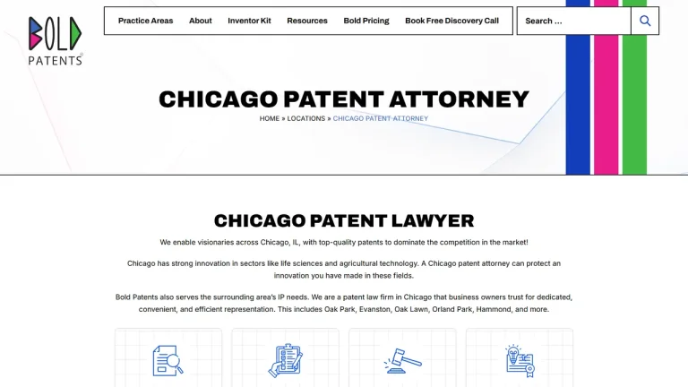 Bold Patents Law Firm - Chicago, IL - Attorney in Chicago