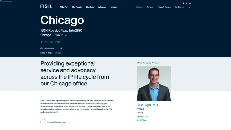 Fish & Richardson P.C. - Chicago, IL - Attorney in Chicago