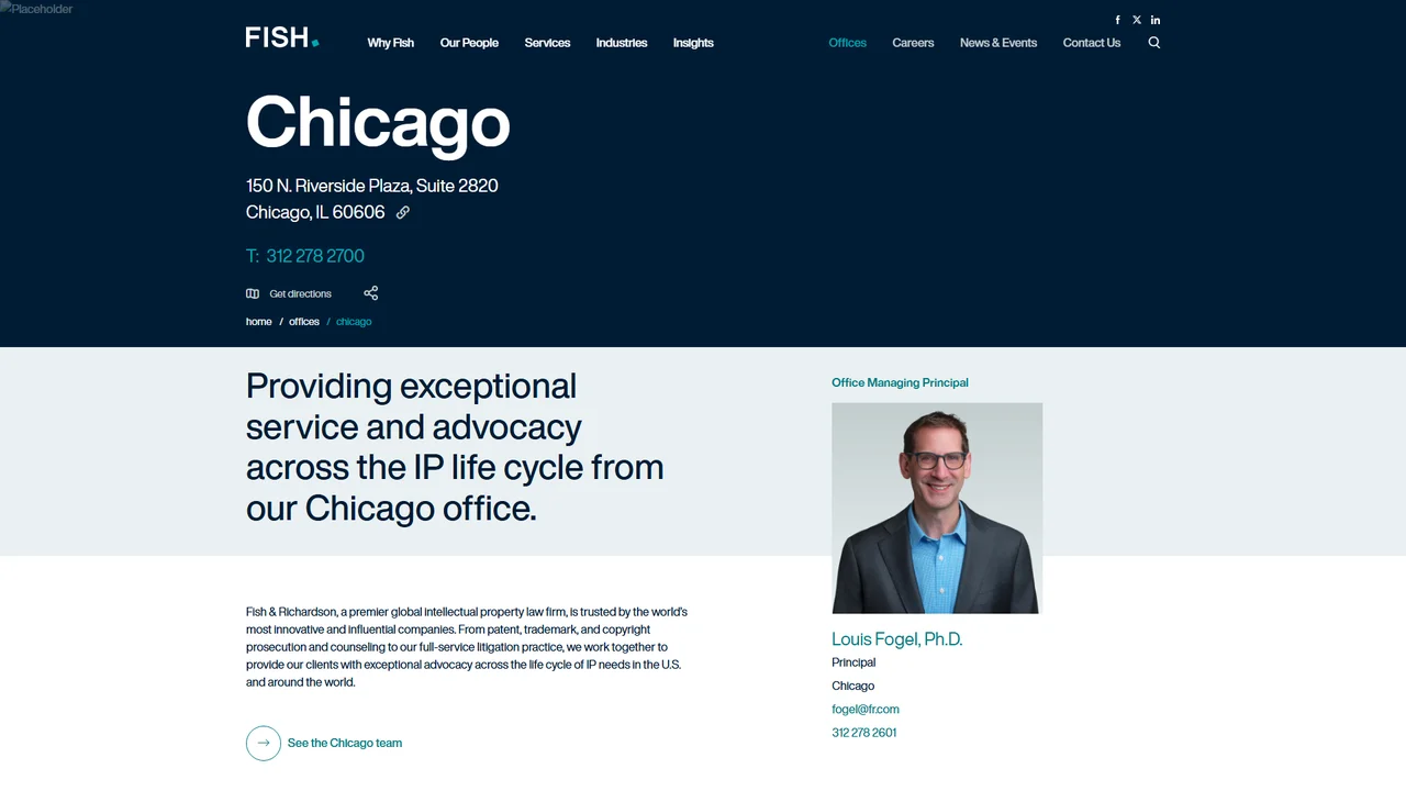 Fish & Richardson P.C. - Chicago, IL office in Chicago, Illinois