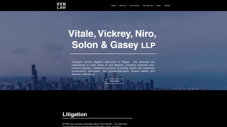 Vitale, Vickrey, Niro, Solon & Gasey LLP - Chicago, IL - Attorney in Chicago