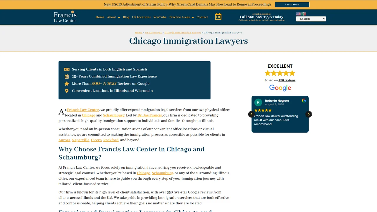 Francis Law Center - Chicago, IL office in Chicago, Illinois