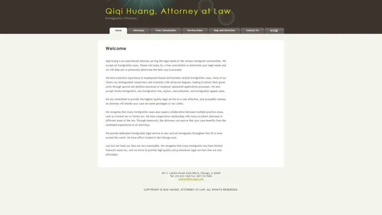 Qiqi Huang, Attorney at Law - Chicago, IL - Attorney in Chicago