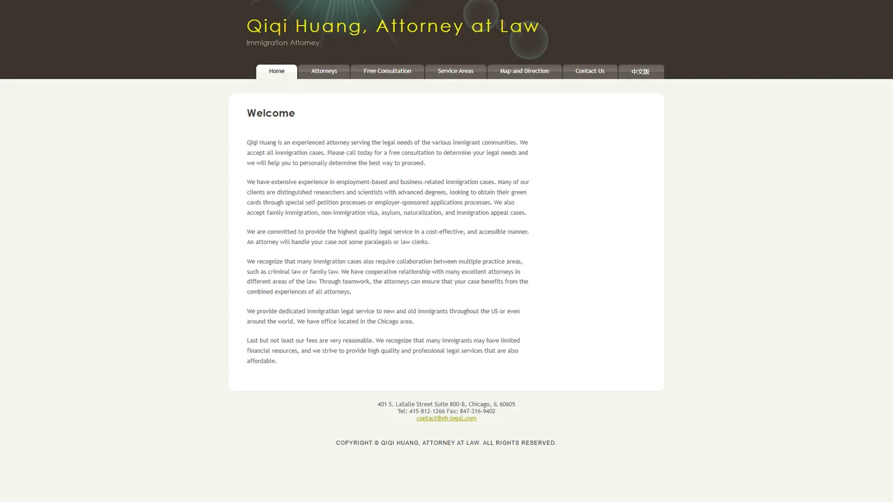 Qiqi Huang, Attorney at Law - Chicago, IL office in Chicago, Illinois