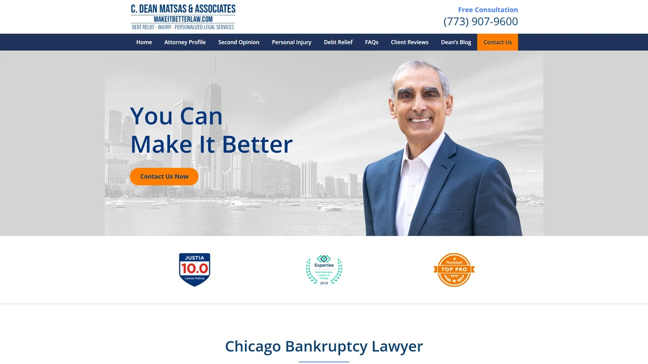 The Law Offices of: C. Dean Matsas & Associates, P.C. - Chicago, IL office in Chicago, Illinois