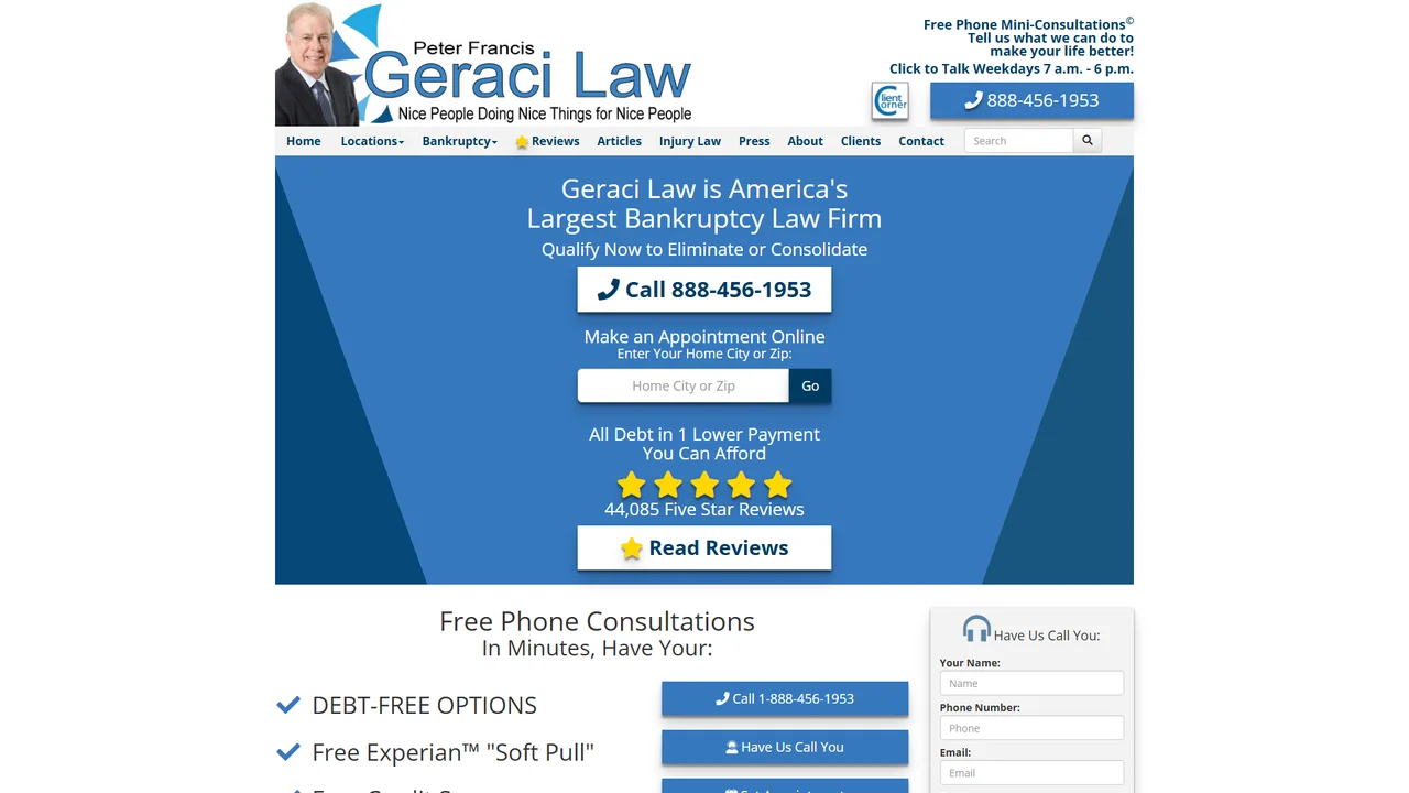 Peter Francis Geraci and Geraci Law, LLC - Chicago, IL office in Chicago, Illinois