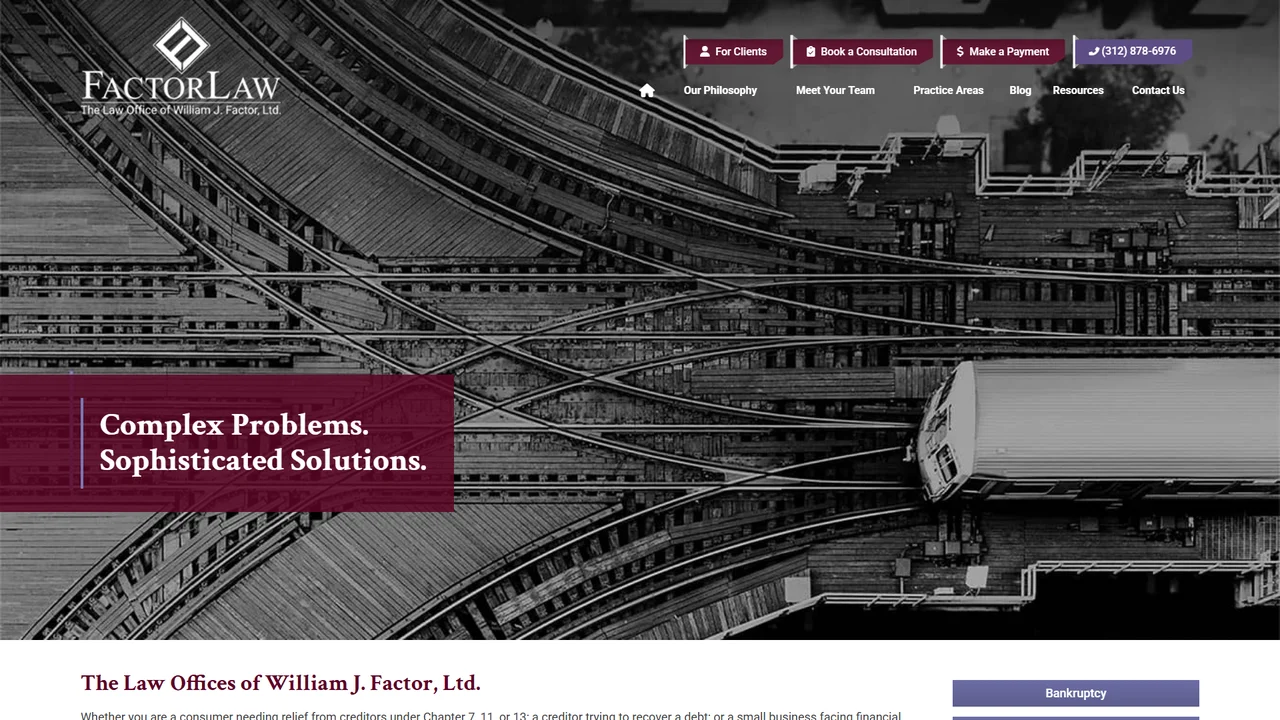 Law Office of William J. Factor, Ltd. - Chicago, IL office in Chicago, Illinois