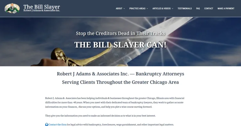 Robert J. Adams & Associates Inc. - Chicago, IL - Attorney in Chicago